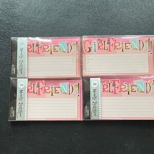 Girlfriends Pink Invitation - Set of 4. 8 per package